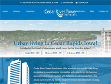 Tablet Screenshot of cedarrivertower.com